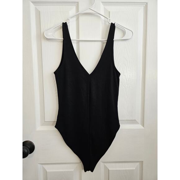 NWT Forever 21 "I Do Crew" Black Bodysuit Size Small - Picture 3 of 5